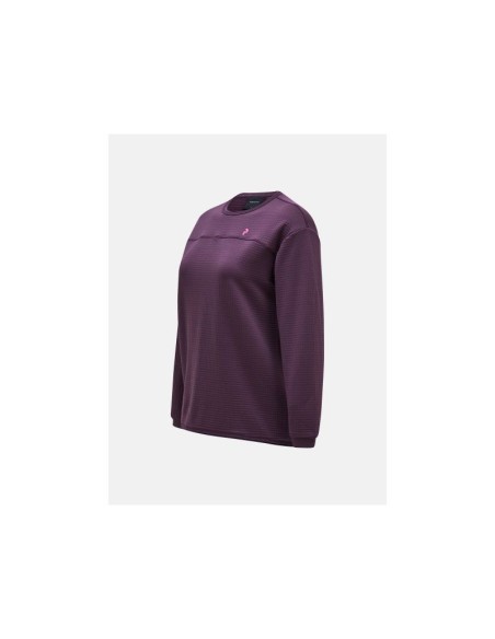 Peak Performance W Trail Polartec Crew Purple Sweatshirt