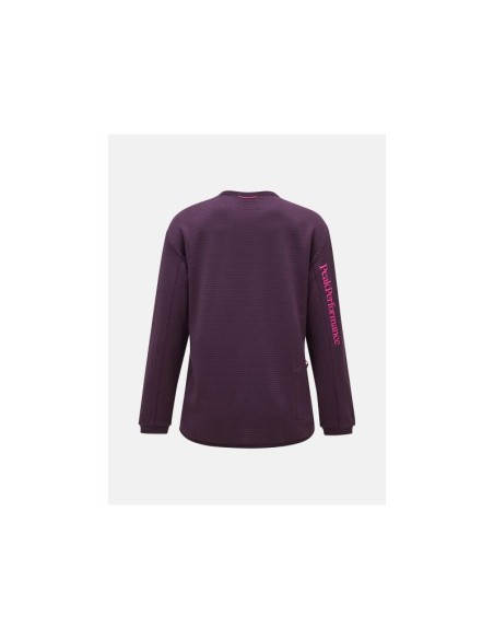 Peak Performance W Trail Polartec Crew Purple Sweatshirt