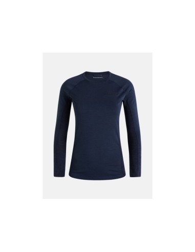 Peak Performance W Magic Crew Thermal Shirt Blue
