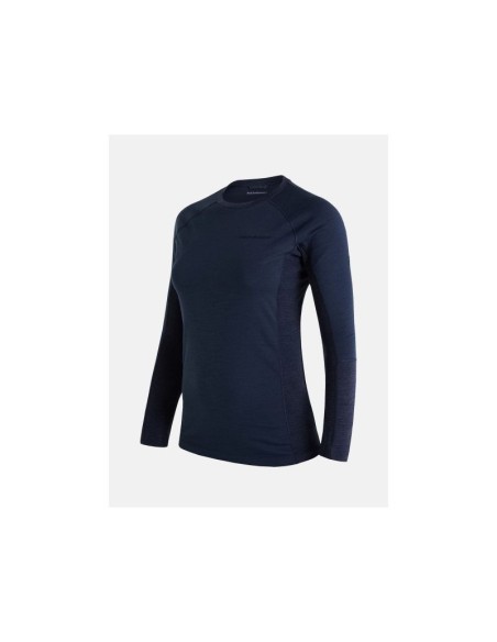 Peak Performance W Magic Crew Thermal Shirt Blue