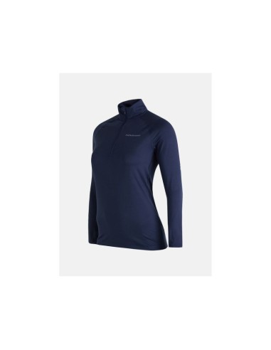 Peak Performance W Spirit Half Zip Thermal Shirt Blue
