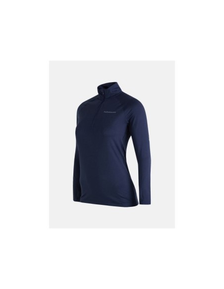 Peak Performance W Spirit Half Zip Thermal Shirt Blue