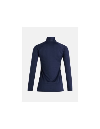 Peak Performance W Spirit Half Zip Thermal Shirt Blue