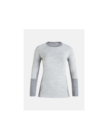 Peak Performance W Magic Crew Thermal Shirt Gray