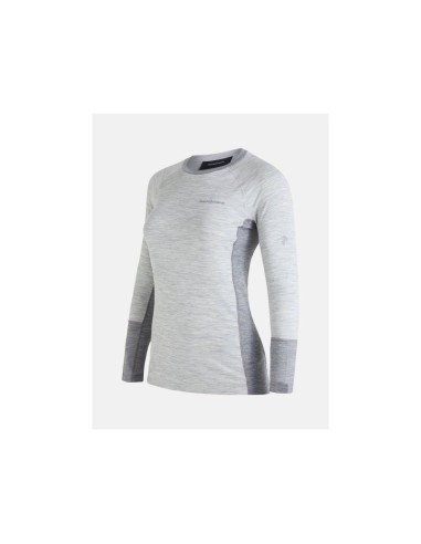 Peak Performance W Magic Crew Thermal Shirt Gray