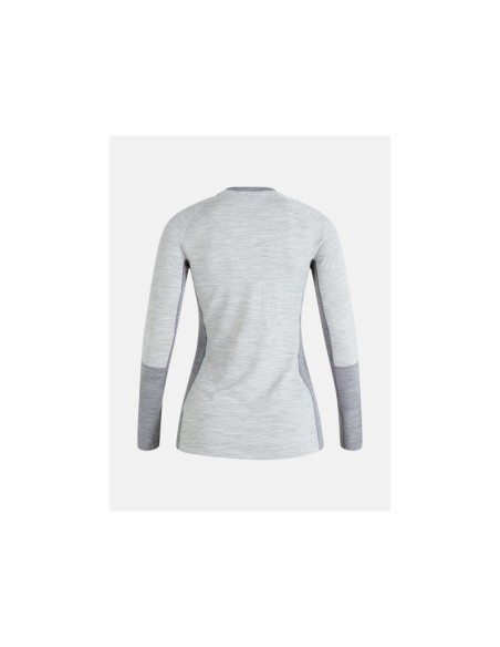 Peak Performance W Magic Crew Thermal Shirt Gray