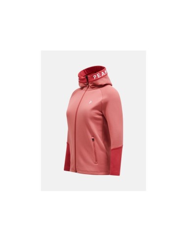 Peak Performance W Rider Zip Hood Pink