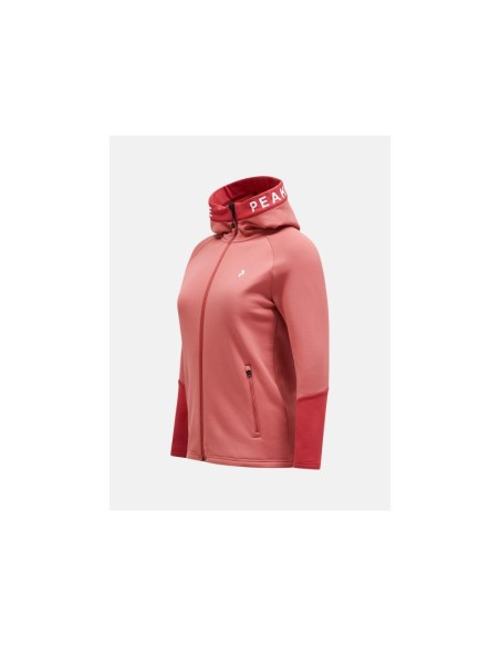 Peak Performance W Rider Zip Hood Pink