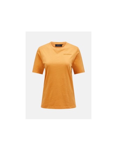Peak Performance W Original Small Logo Tee Orange