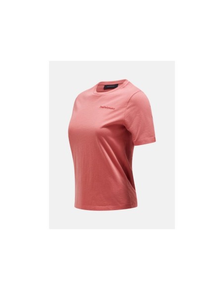 Peak Performance W Original Small Logo Tee Pink TShirt