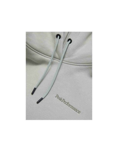 Peak Performance W Original Small Logo Hoo Sweatshirt Green