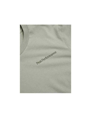 Peak Performance W Original Small Logo Tee Green