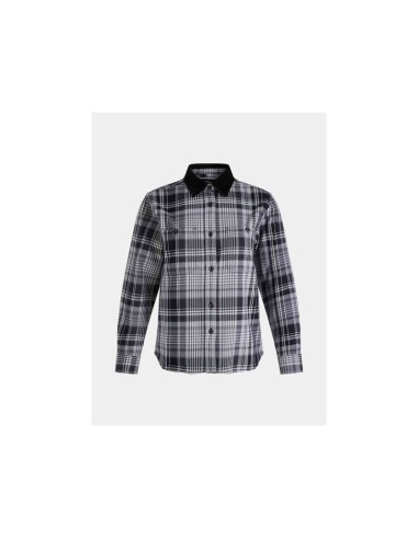 Peak Performance W Heavy Cotton Shirt Black Checkered