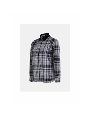 Peak Performance W Heavy Cotton Shirt Black Checkered
