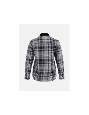 Peak Performance W Heavy Cotton Shirt Black Checkered