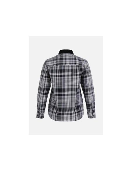 Peak Performance W Heavy Cotton Shirt Black Checkered