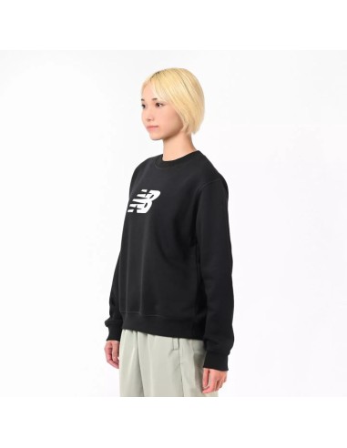New Balance Sport Fleece Logo Crew Bk W WT43526BK sweatshirt