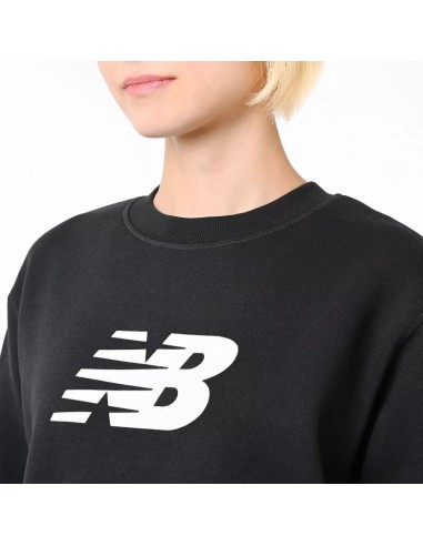 New Balance Sport Fleece Logo Crew Bk W WT43526BK sweatshirt
