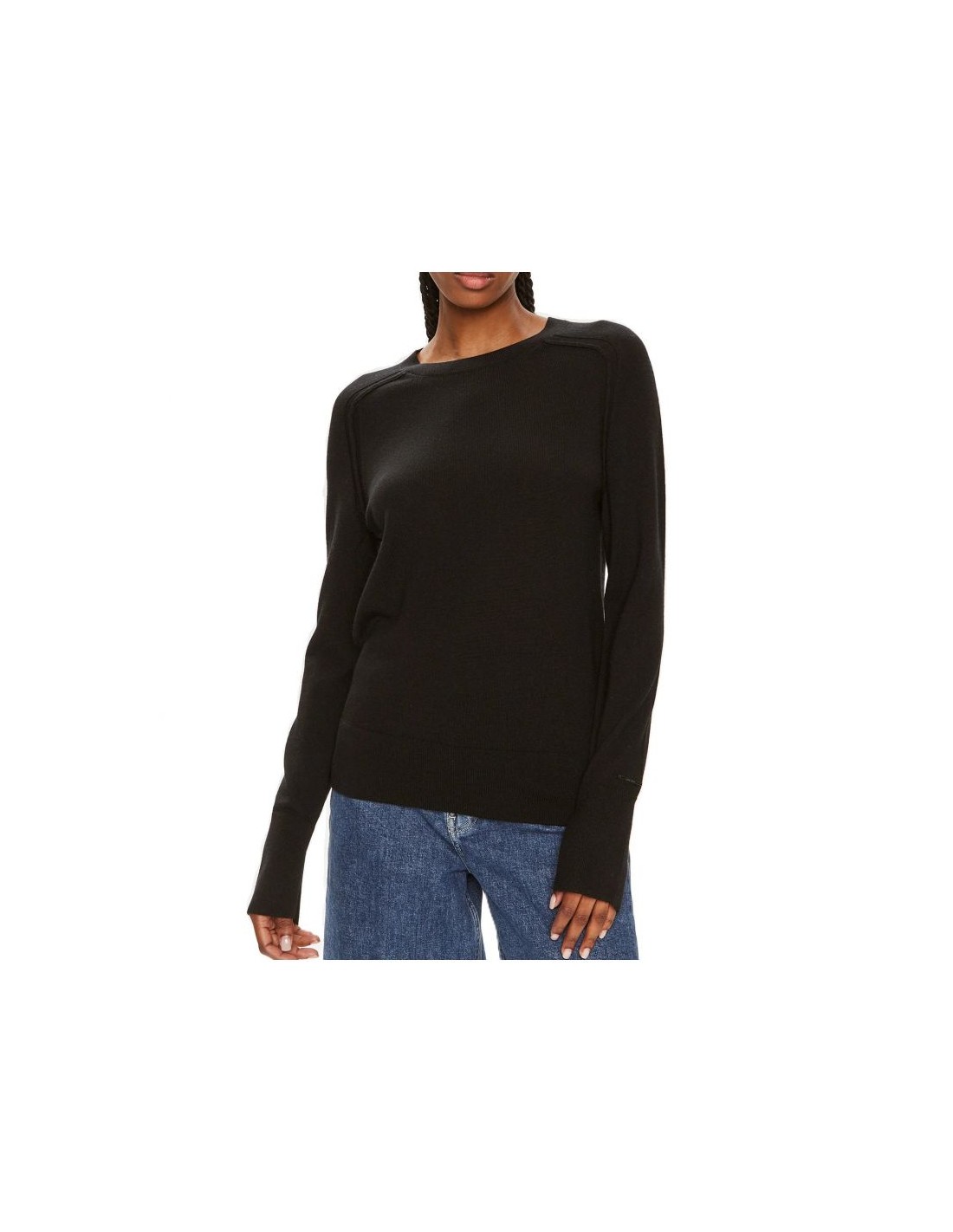 Calvin Klein CALVIN KLEIN WOMEN'S MERINO WOOL SWEATER
