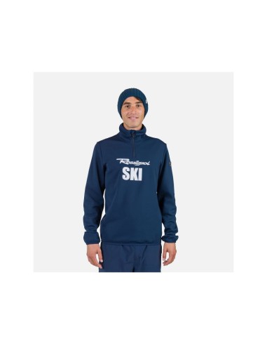 Rossignol Signature Ski Hz Fleece Navy Blue Sweatshirt