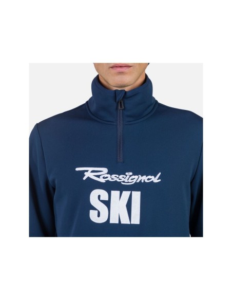 Rossignol Signature Ski Hz Fleece Navy Blue Sweatshirt