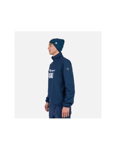 Rossignol Signature Ski Hz Fleece Navy Blue Sweatshirt