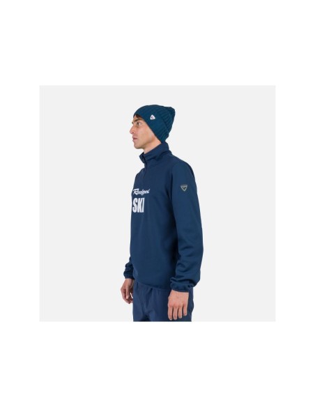 Rossignol Signature Ski Hz Fleece Navy Blue Sweatshirt