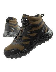 Lee Cooper men's winter hiking boots insulated waterproof green