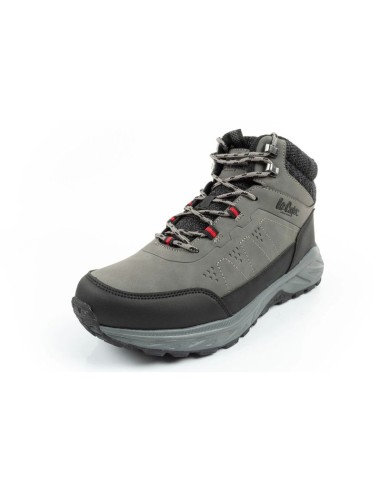 Lee Cooper men's winter hiking boots insulated ankle boots gray