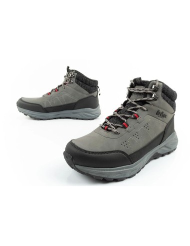 Lee Cooper men's winter hiking boots insulated ankle boots gray