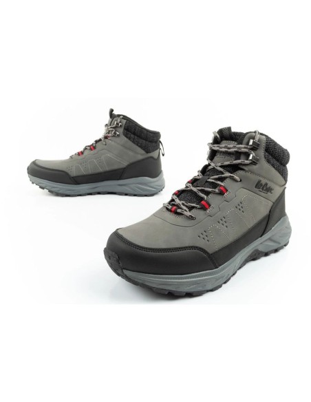 Lee Cooper men's winter hiking boots insulated ankle boots gray