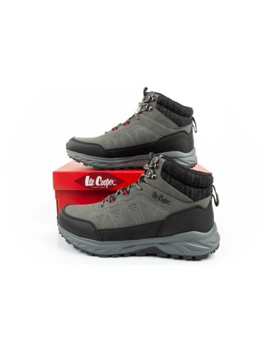 Lee Cooper men's winter hiking boots insulated ankle boots gray