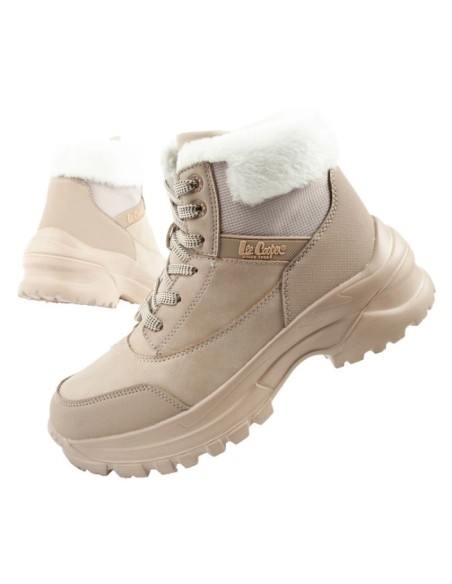 Lee Cooper women's winter trekking sports shoes Lee Cooper insulated beige