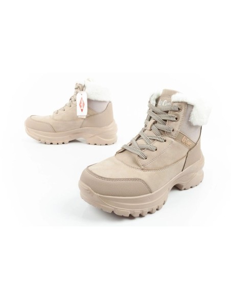 Lee Cooper women's winter trekking sports shoes Lee Cooper insulated beige
