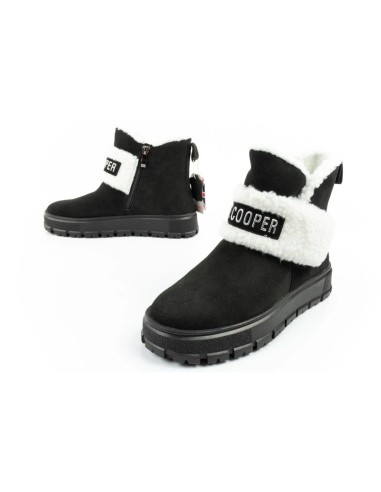 Lee Cooper women's boots winter boots fashionable sheepskin insulated leather