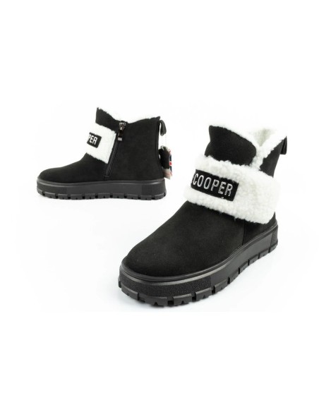 Lee Cooper women's boots winter boots fashionable sheepskin insulated leather