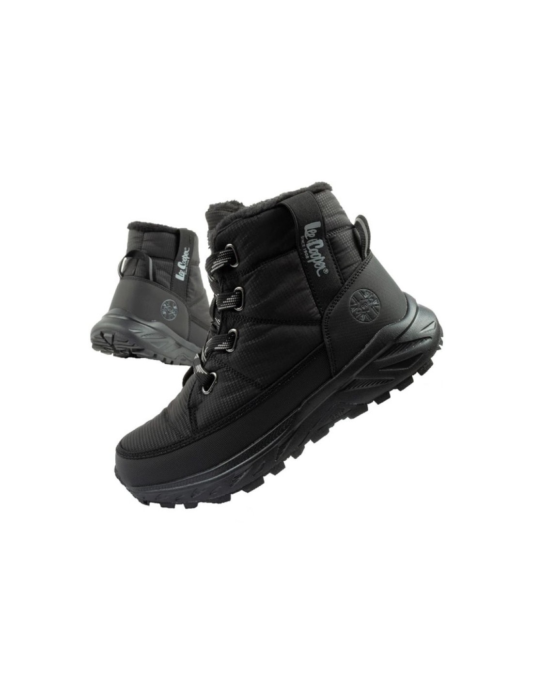 Lee Cooper women's winter hiking shoes insulated black