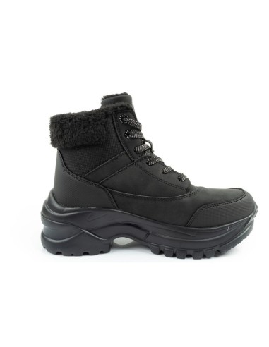 Lee Cooper women's winter hiking sports shoes insulated black laceup