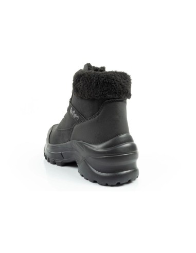 Lee Cooper women's winter hiking sports shoes insulated black laceup