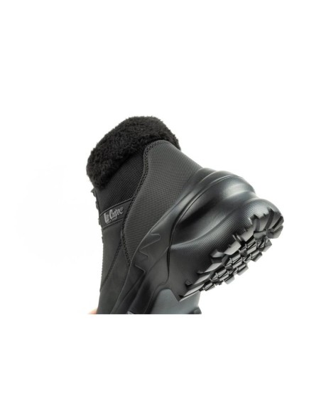 Lee Cooper women's winter hiking sports shoes insulated black laceup