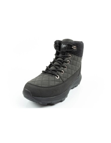 Lee Cooper women's winter hiking sports shoes insulated black ecoleather