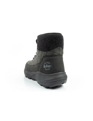 Lee Cooper women's winter hiking sports shoes insulated black ecoleather
