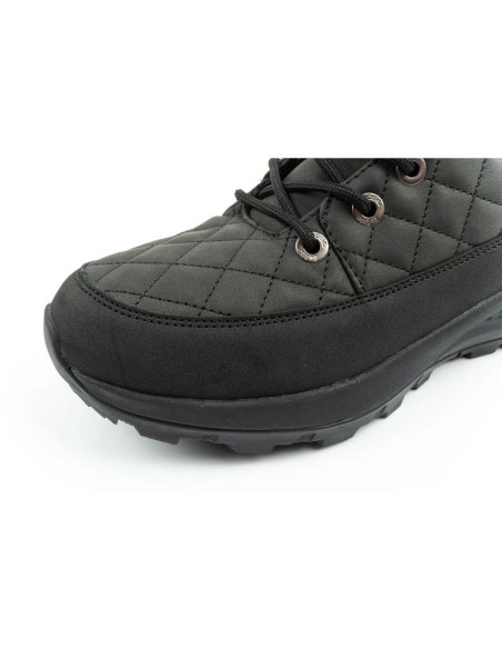 Lee Cooper women's winter hiking sports shoes insulated black ecoleather