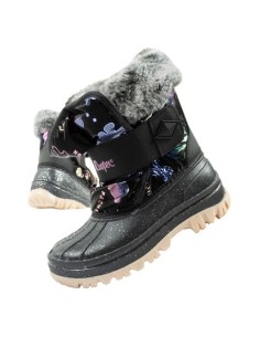Lee Cooper winter boots children's insulated snow boots for girls black