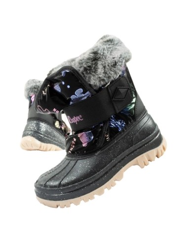 Lee Cooper winter boots children's insulated snow boots for girls black