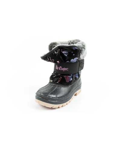 Lee Cooper winter boots children's insulated snow boots for girls black