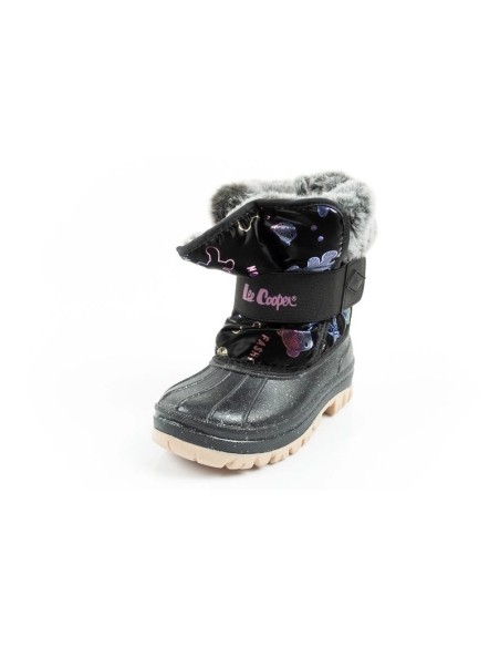 Lee Cooper winter boots children's insulated snow boots for girls black