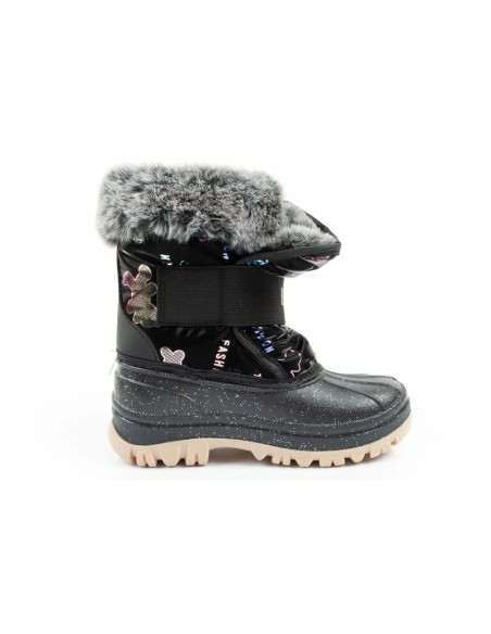 Lee Cooper winter boots children's insulated snow boots for girls black