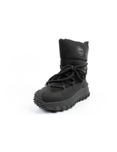 Lee Cooper women's winter hiking sports shoes insulated black natural leather