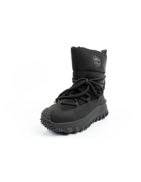 Lee Cooper women's winter hiking sports shoes insulated black natural leather
